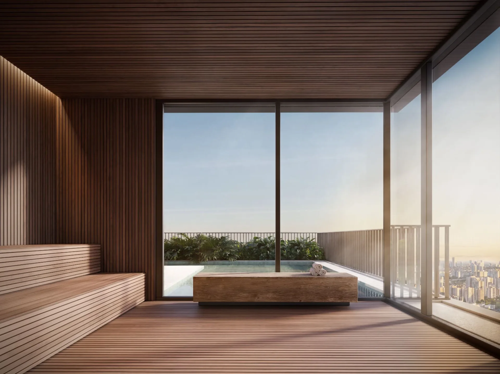 Lazer sauna do JNCQUOI – Comercial em Paraíso, São Paulo