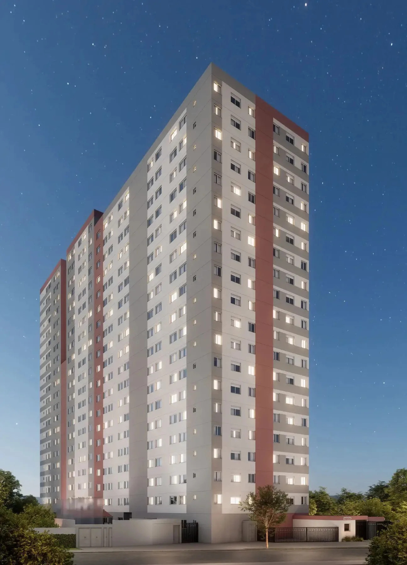 Fachada do Metrocasa Clube Guarapiranga – Fase 1, lançamento em Socorro, São Paulo