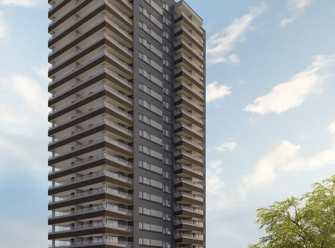 Fachada do Near Guarapiranga Living – Comercial, lançamento em São Paulo