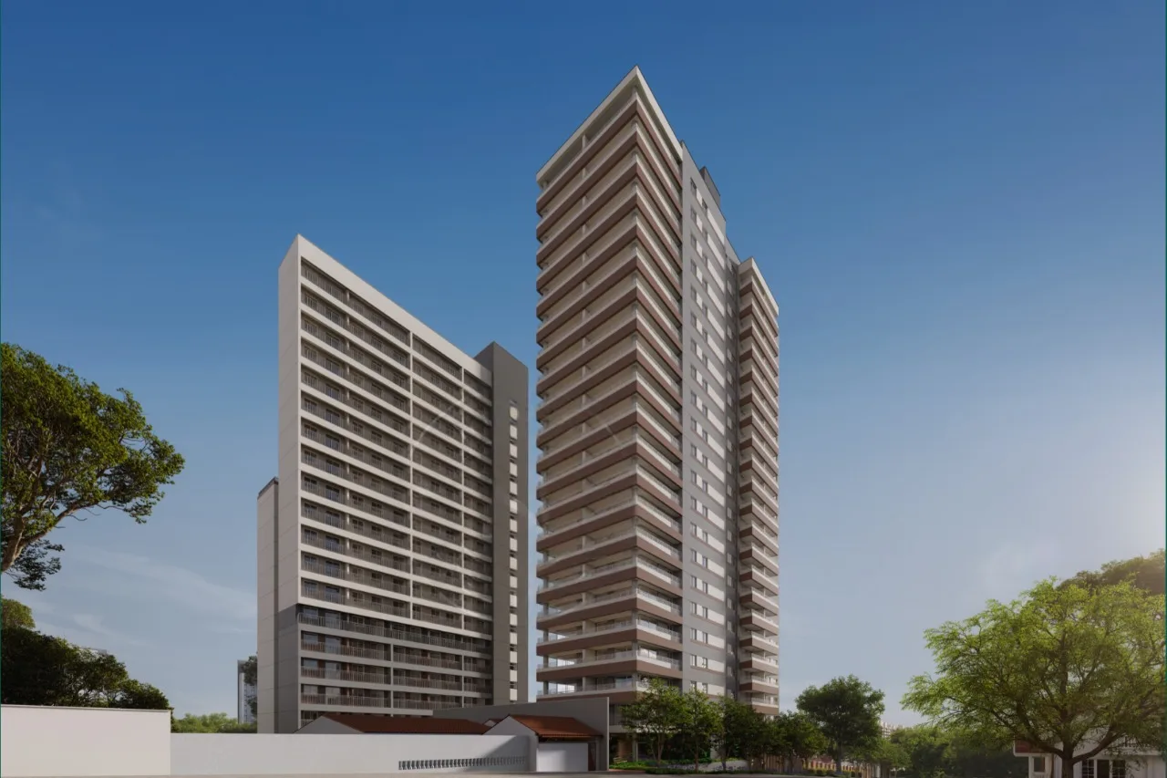 Fachada do Near Guarapiranga Oasis – Comercial, lançamento em São Paulo
