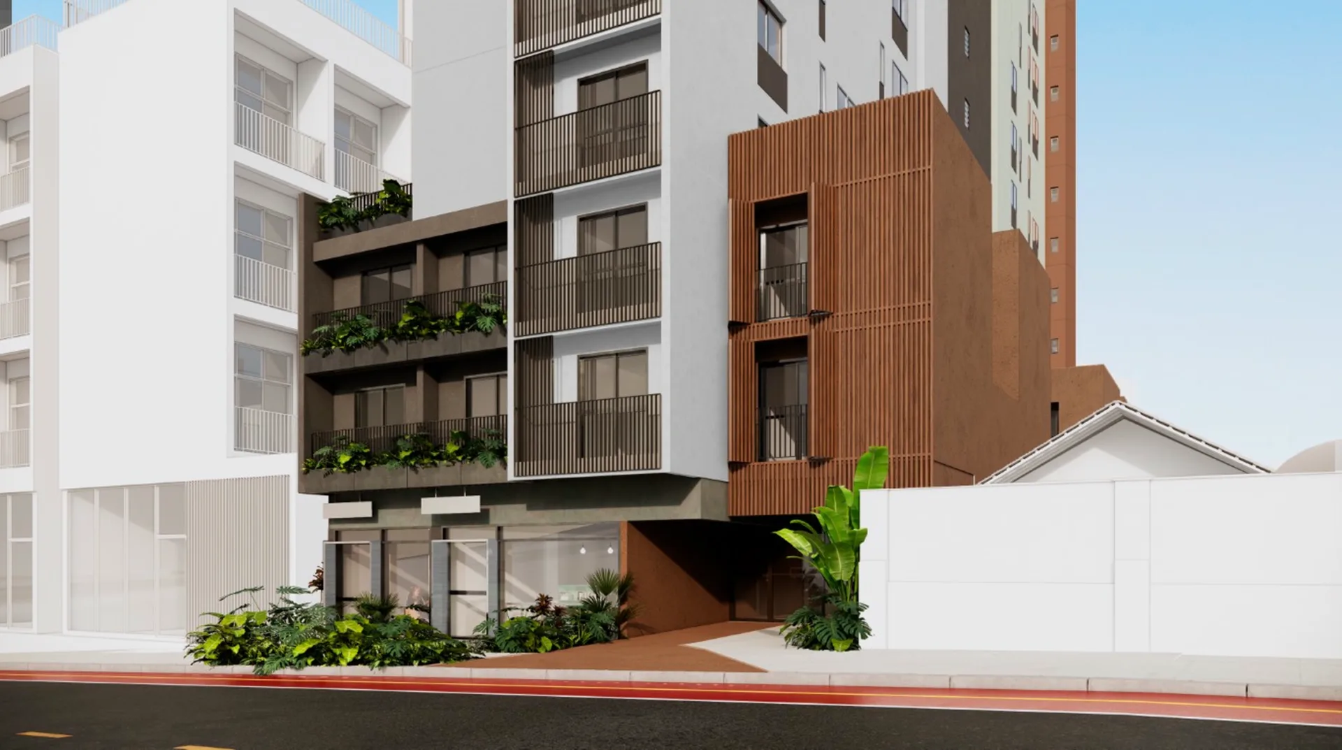 Fachada do Nurban Perdizes – Comercial, lançamento em Perdizes, São Paulo