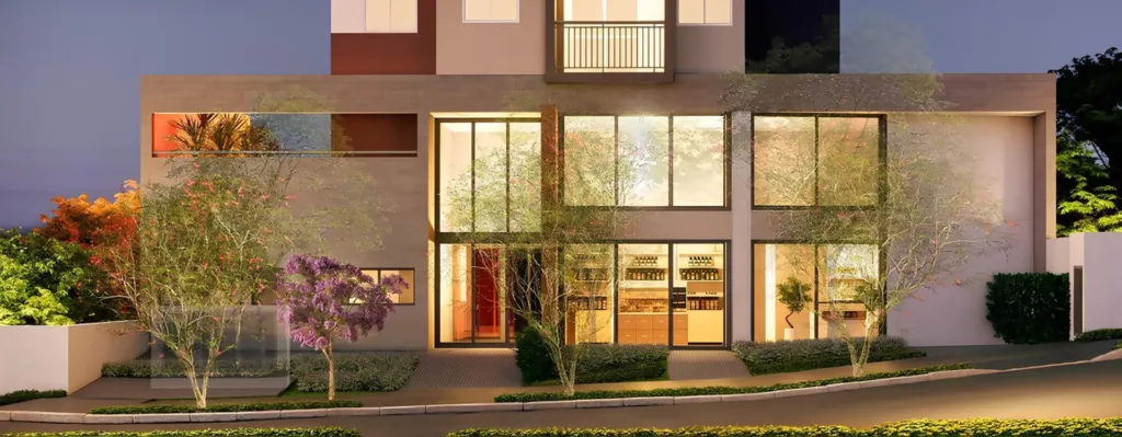 Fachada do empreendimento Oli Ipiranga – Comercial