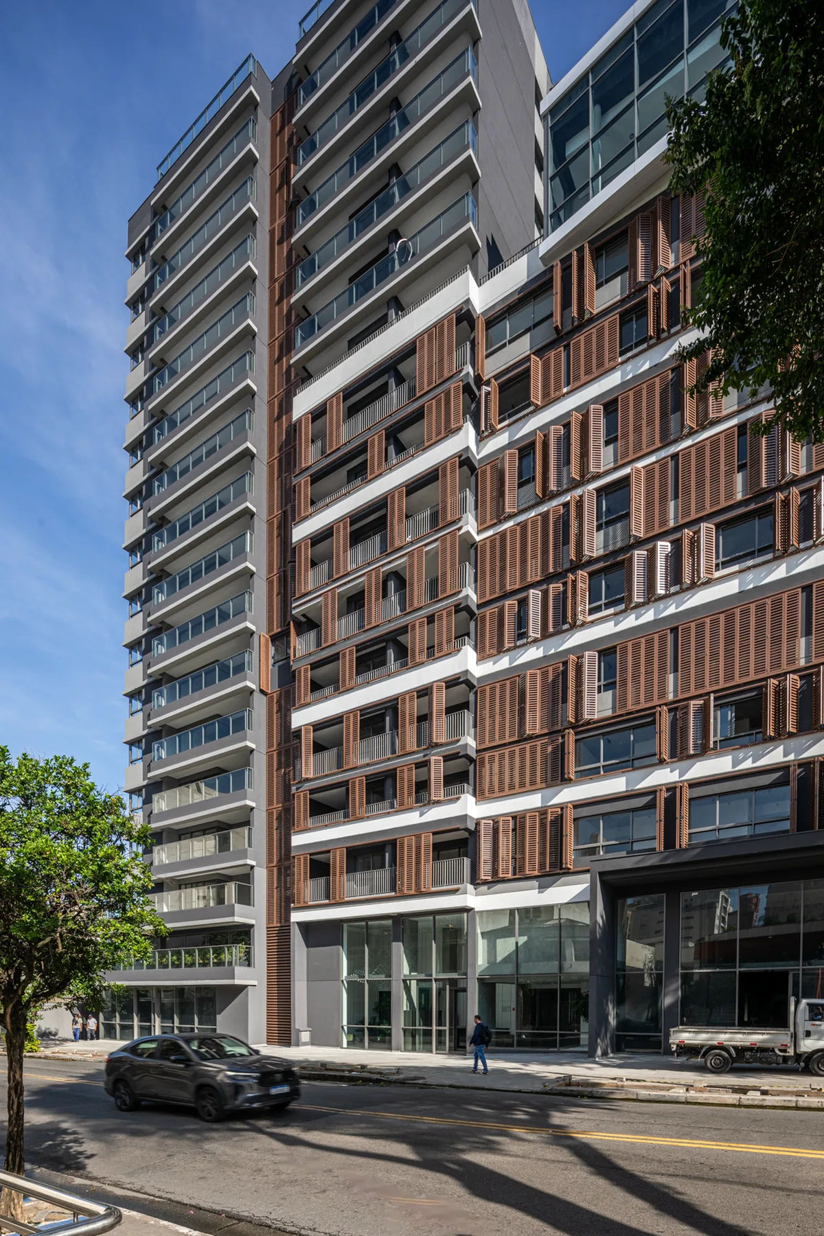 Fachada do ON Augusta – Comercial, lançamento em Cerqueira César, São Paulo
