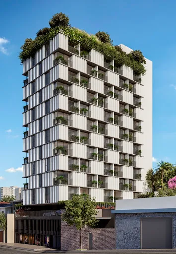 Fachada do Onze22 – Comercial, lançamento em Vila Madalena, São Paulo