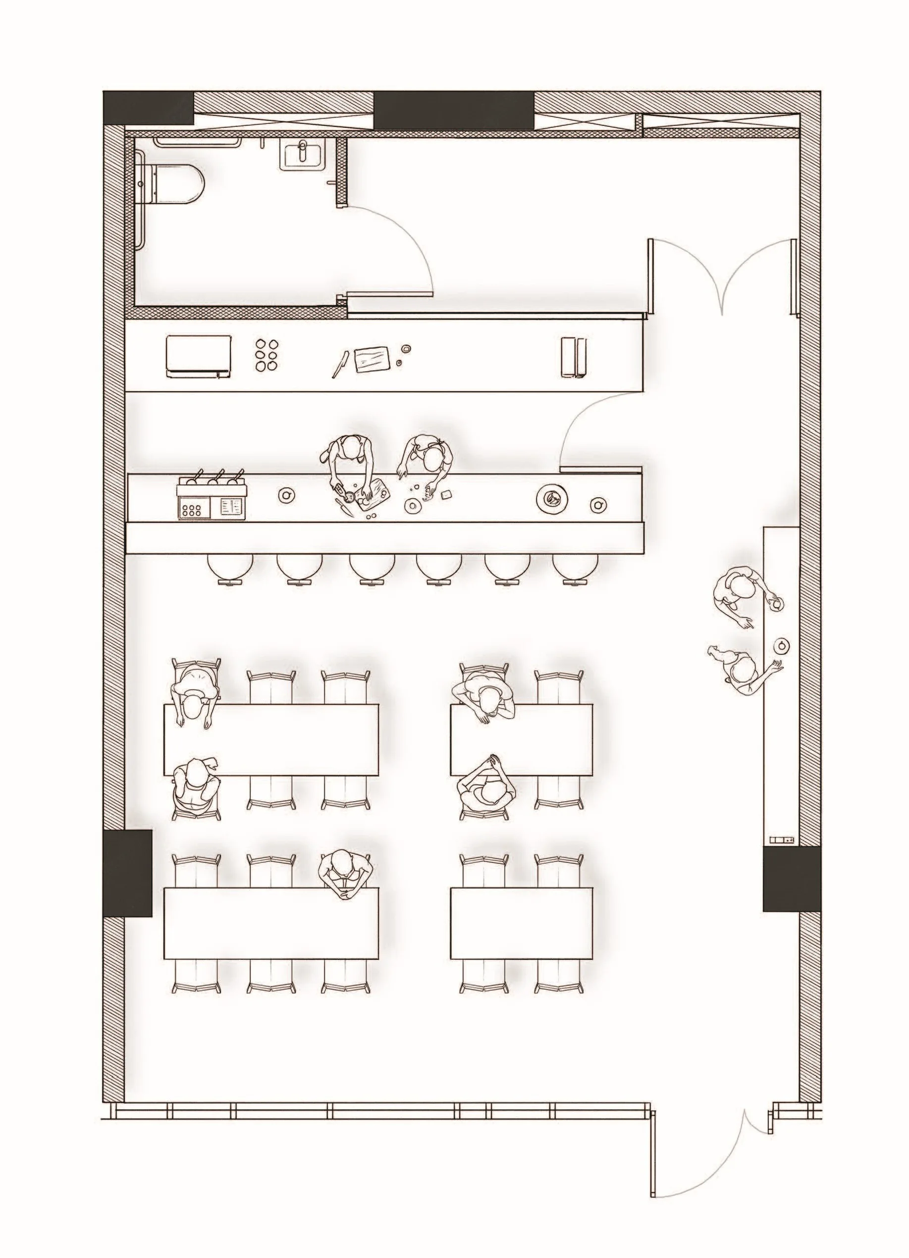 Planta do Oscar 2525 – Comercial em Pinheiros — 62 m²