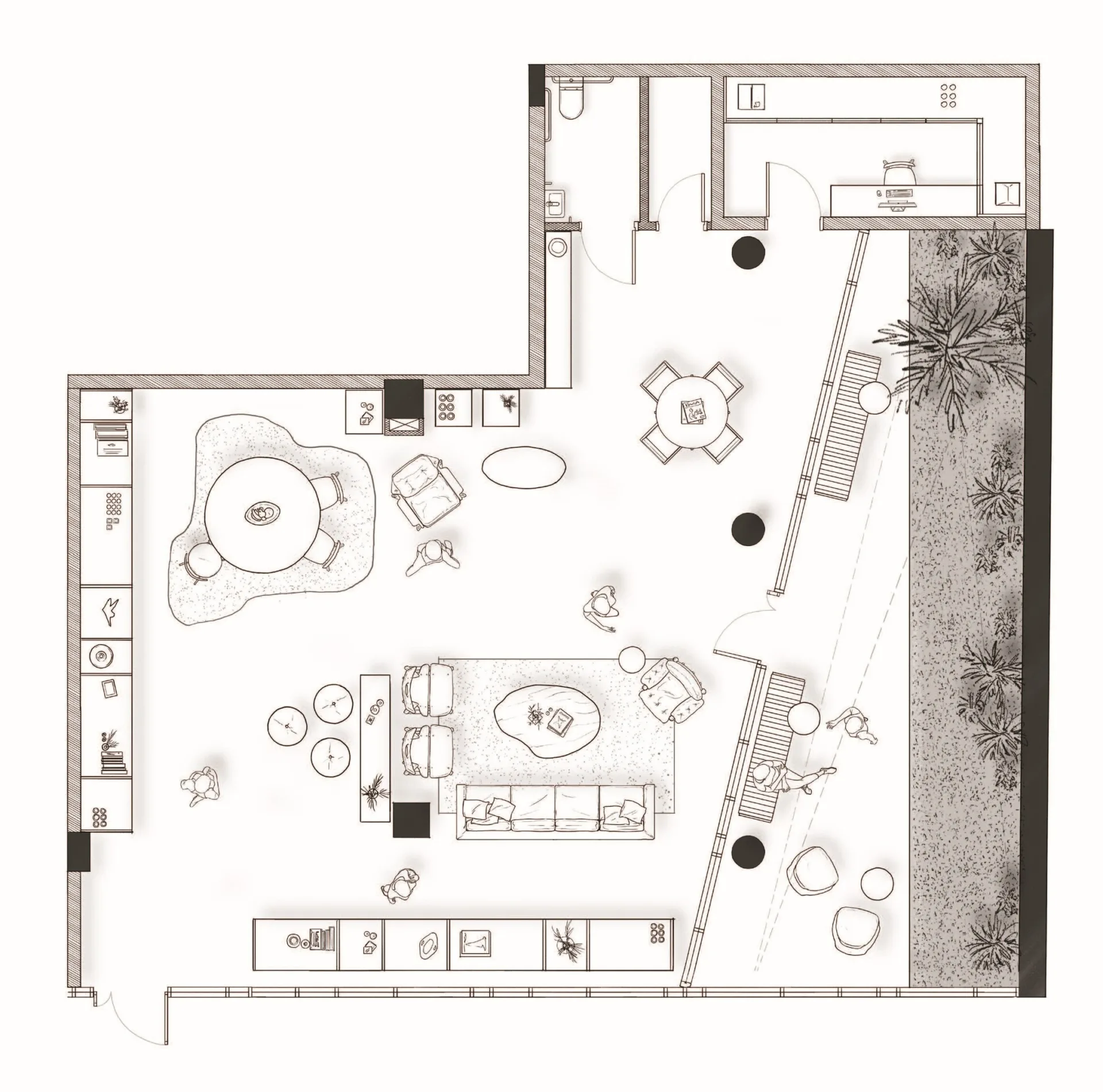 Planta do Oscar 2525 – Comercial em Pinheiros — 179 m²