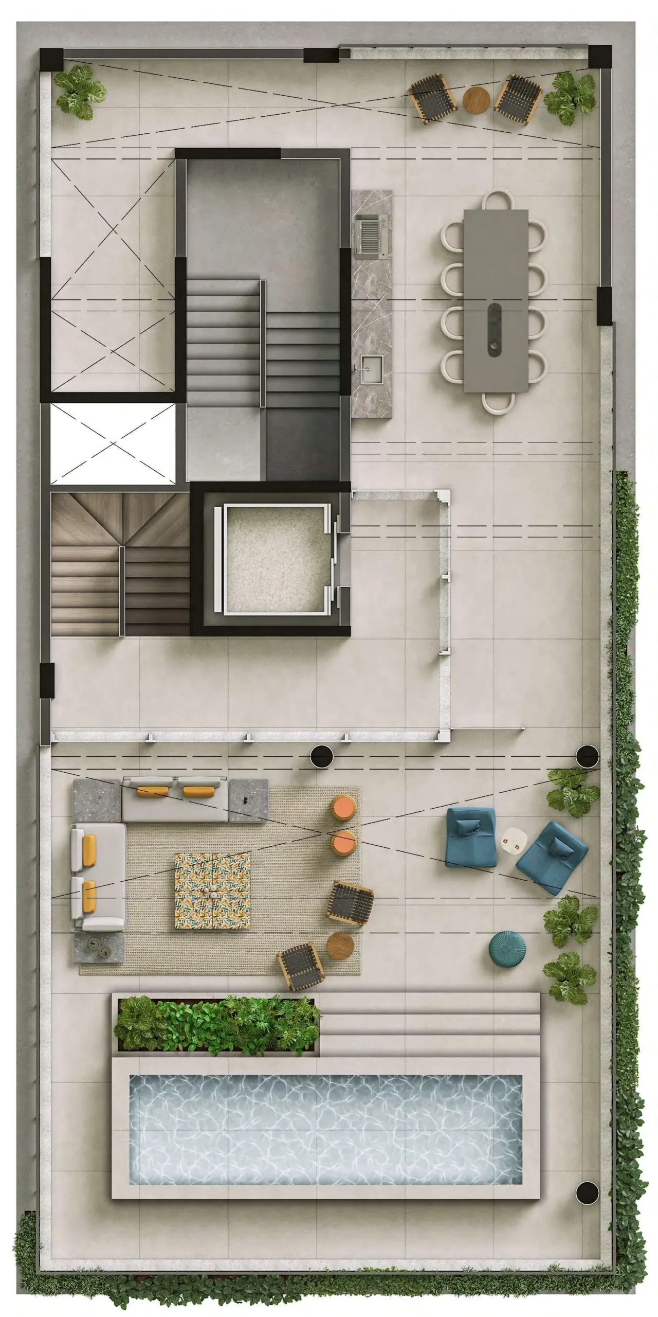 Planta do Oscar 900 em Jardim Paulista — 4 dormitórios – 514,16 m²