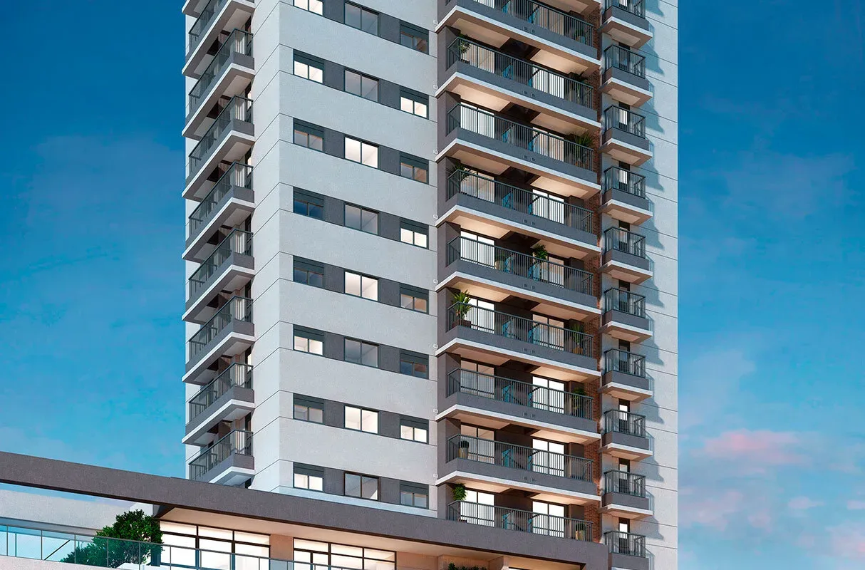 Fachada do Place Klabin – Comercial, lançamento em Chácara Klabin, São Paulo