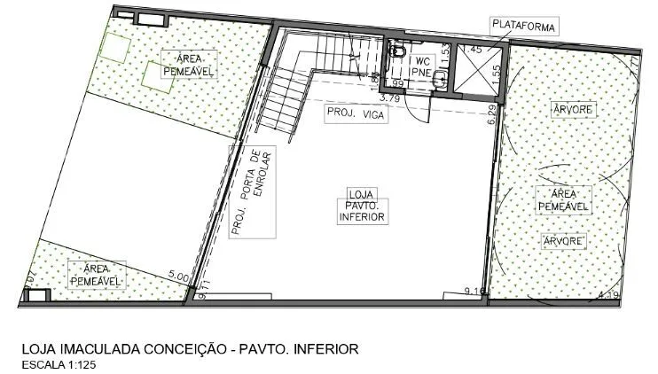 Planta do Pulse Higienópolis – Comercial em Higienópolis — 311,45 m²
