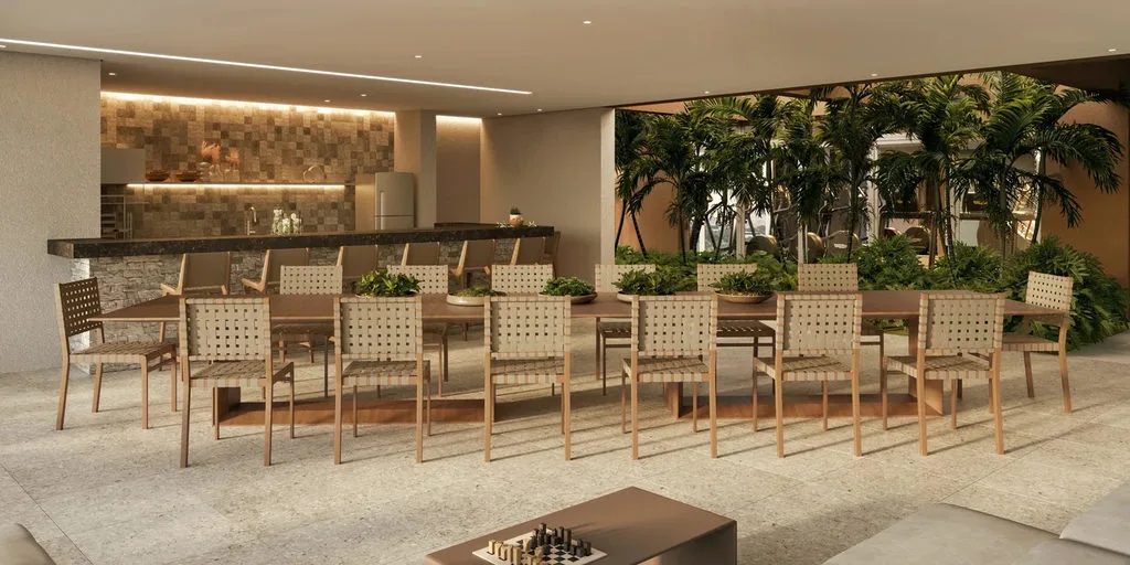 Churrasqueira condominial do Sequoia