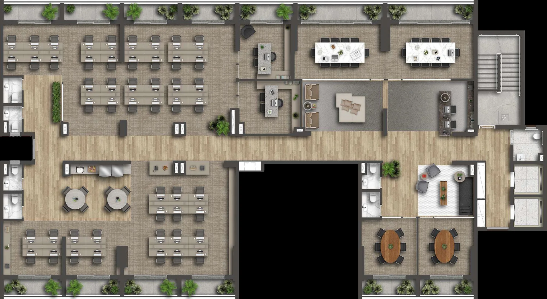 Planta do SP Code Paulista – Comercial em Paraíso — 465 m²