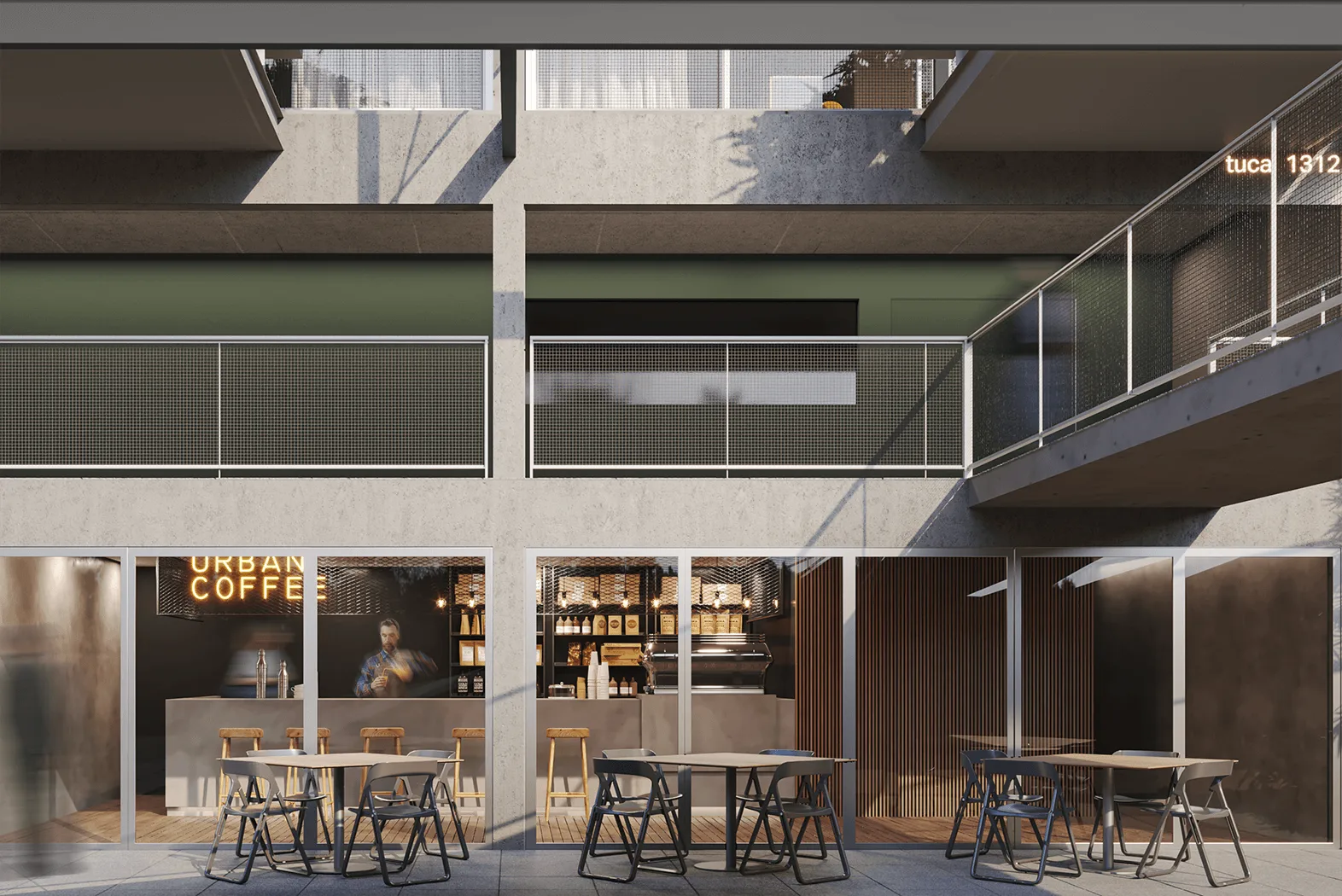 Fachada do Tuca – Comercial, lançamento em Perdizes, São Paulo