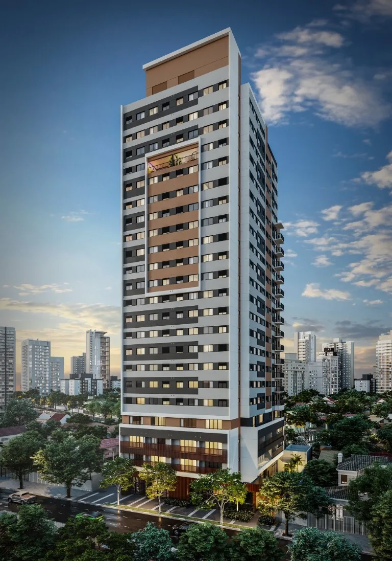 Fachada do Viva Benx Pinheiros – Comercial, lançamento em Pinheiros, São Paulo