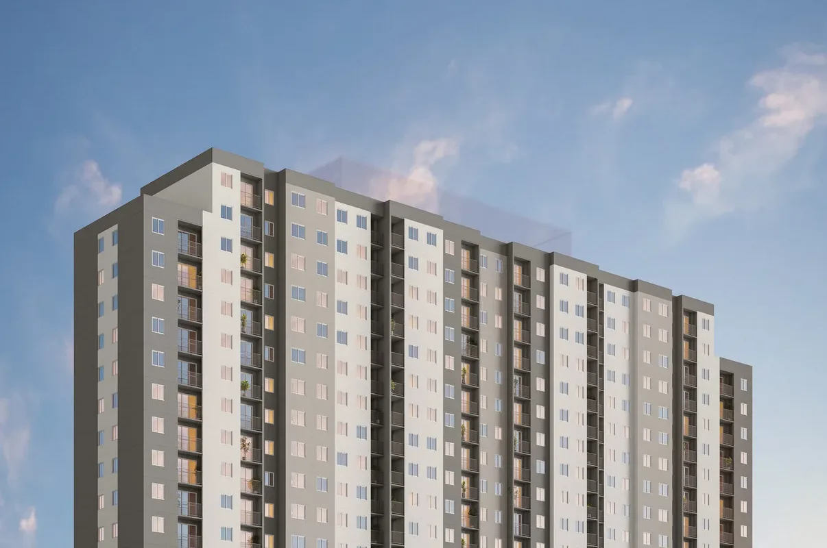 Fachada do Vivaz Alto do Pari, lançamento em Brás, São Paulo