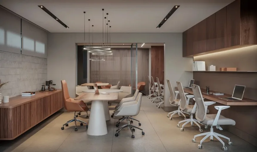 Lazer sala do Walk Alto do Ipiranga Offices – Comercial em Ipiranga, São Paulo