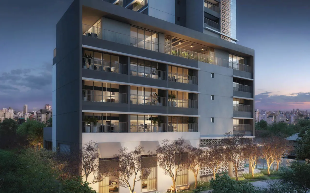 Fachada do Zahle Jardins – Comercial, lançamento em Paraíso, São Paulo