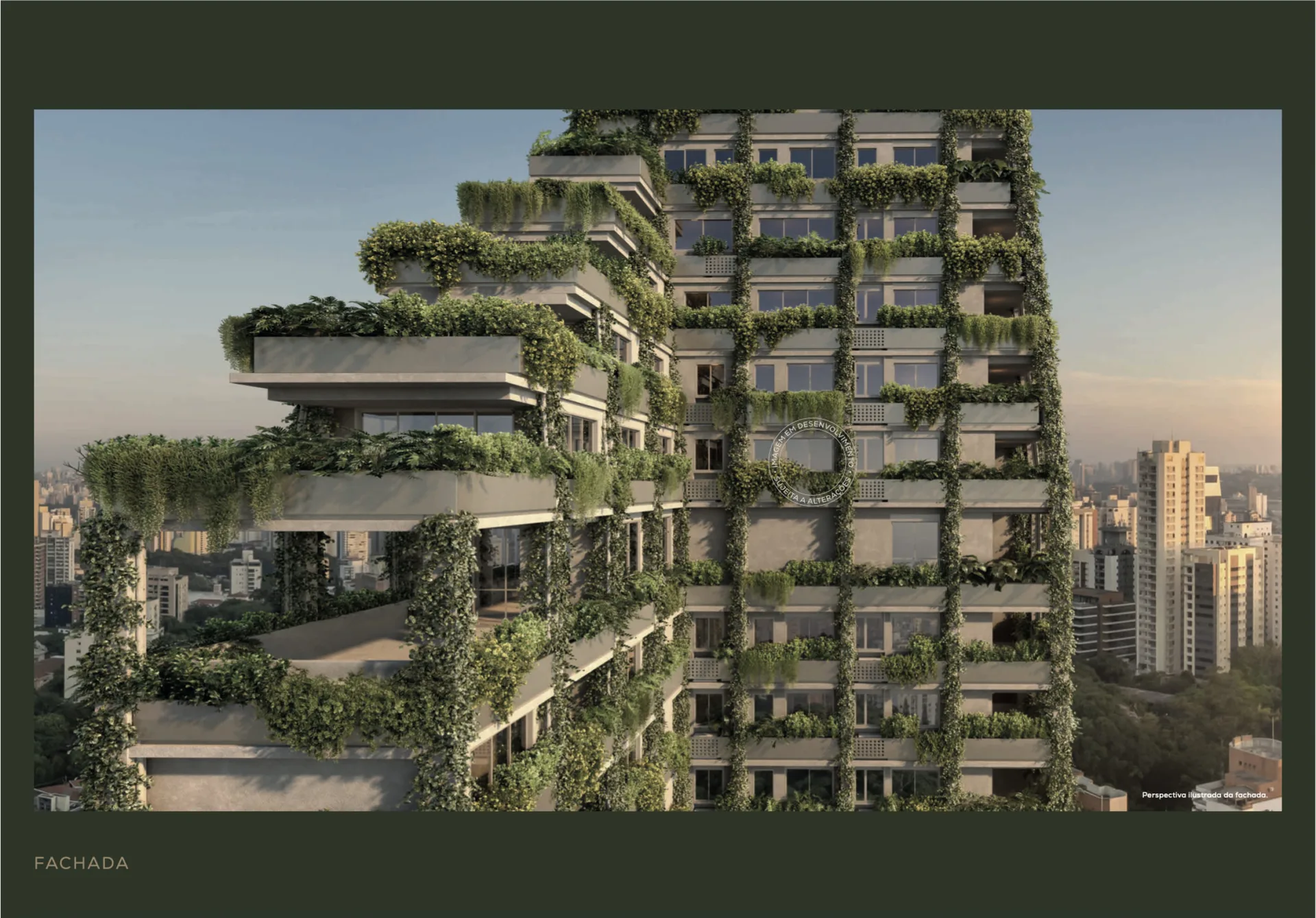 Fachada 2 do Aléia Jardins em Cerqueira César, São Paulo