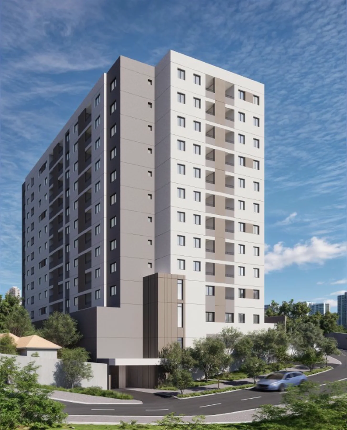 Fachada do Altis Pirituba, lançamento em São Paulo
