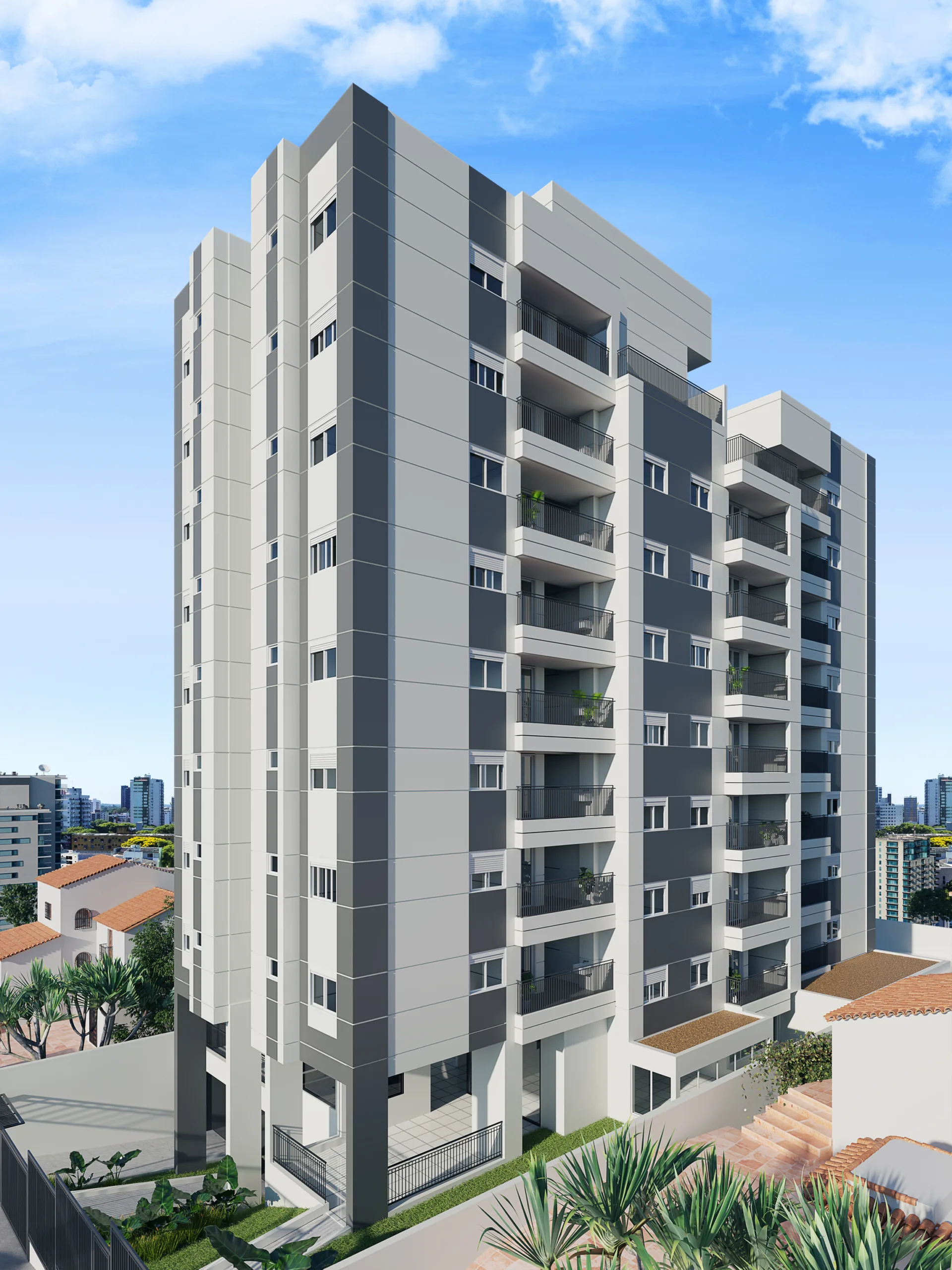 Fachada do Alto da Vila, lançamento em São Paulo