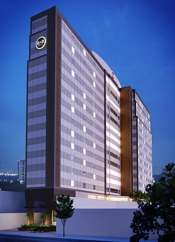 Fachada do empreendimento B&B São Paulo Luz