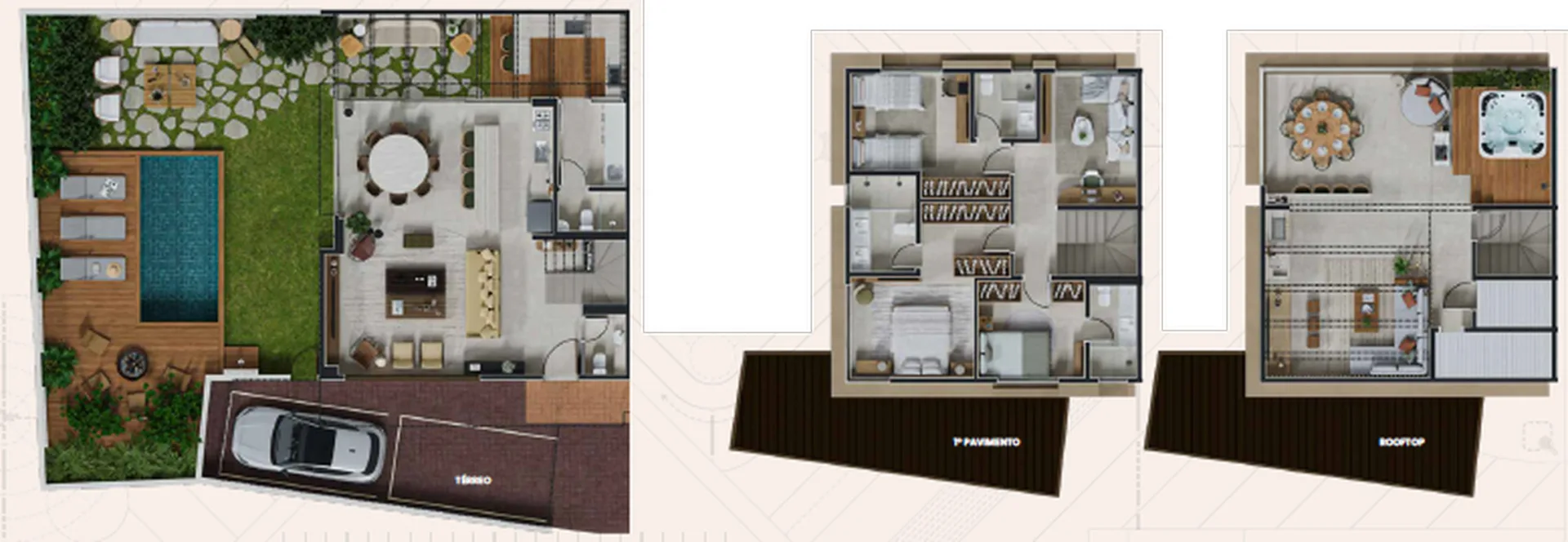 Planta do Cube XL Adibo em Morumbi — 3 dormitórios – 393 m²