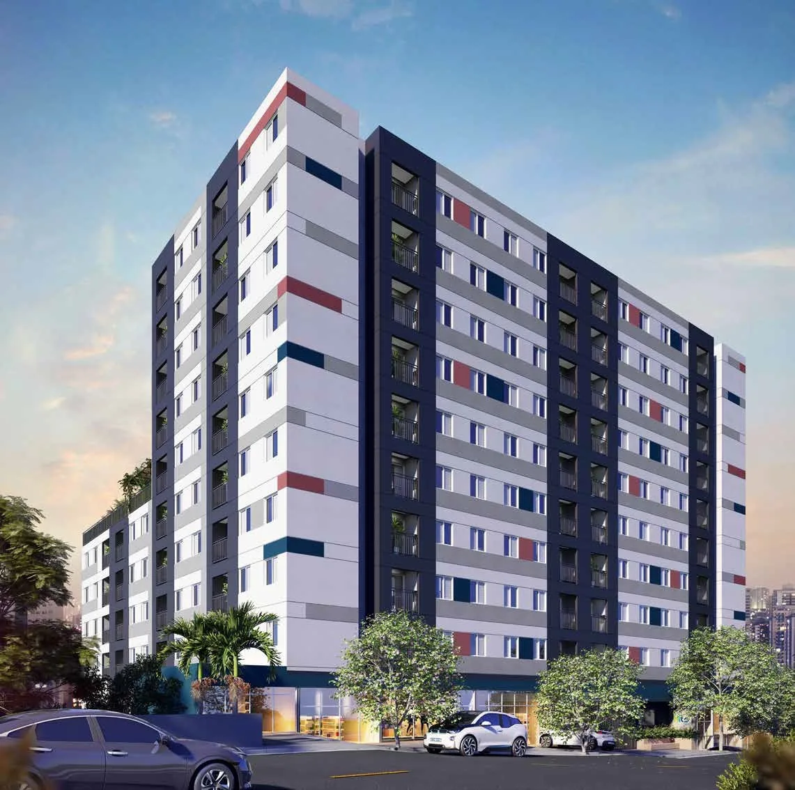 Fachada do Hits Cupecê – Comercial, lançamento em Cupecê, São Paulo