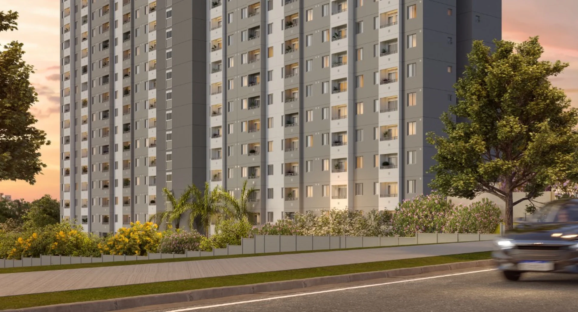 Fachada do Horizonte Jaraguá, no Jardim Marilu, zona norte de São Paulo