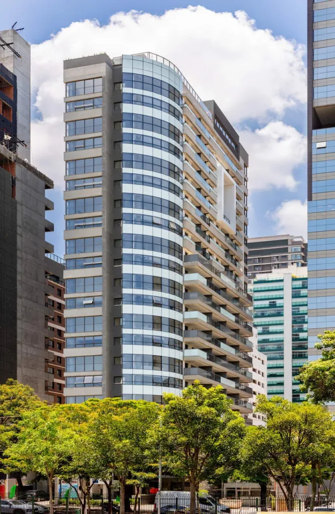 Fachada do empreendimento Indi 70 – Short Stay