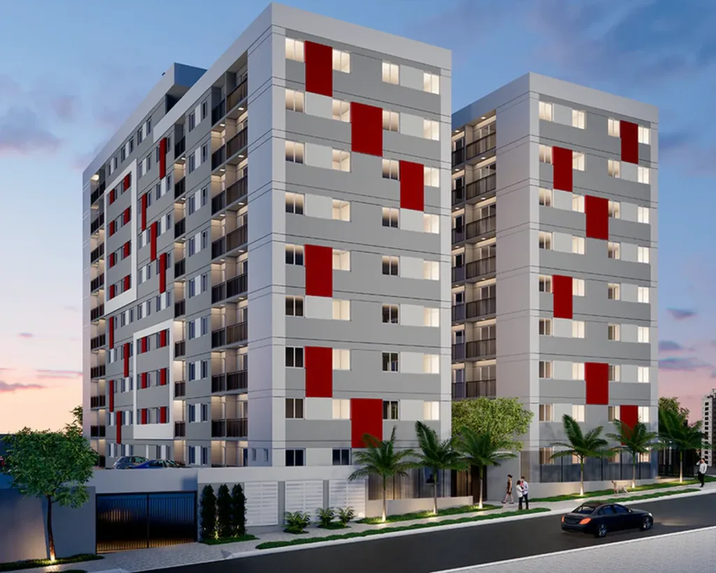 Fachada do empreendimento Maraú Residencial Itaquera
