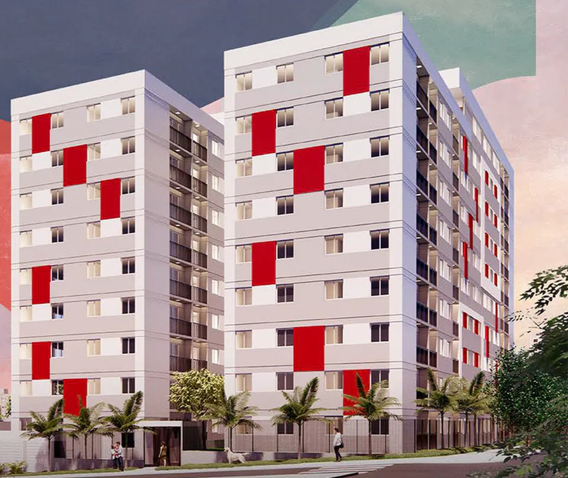 Fachada 2 do Maraú Residencial Itaquera em São Paulo