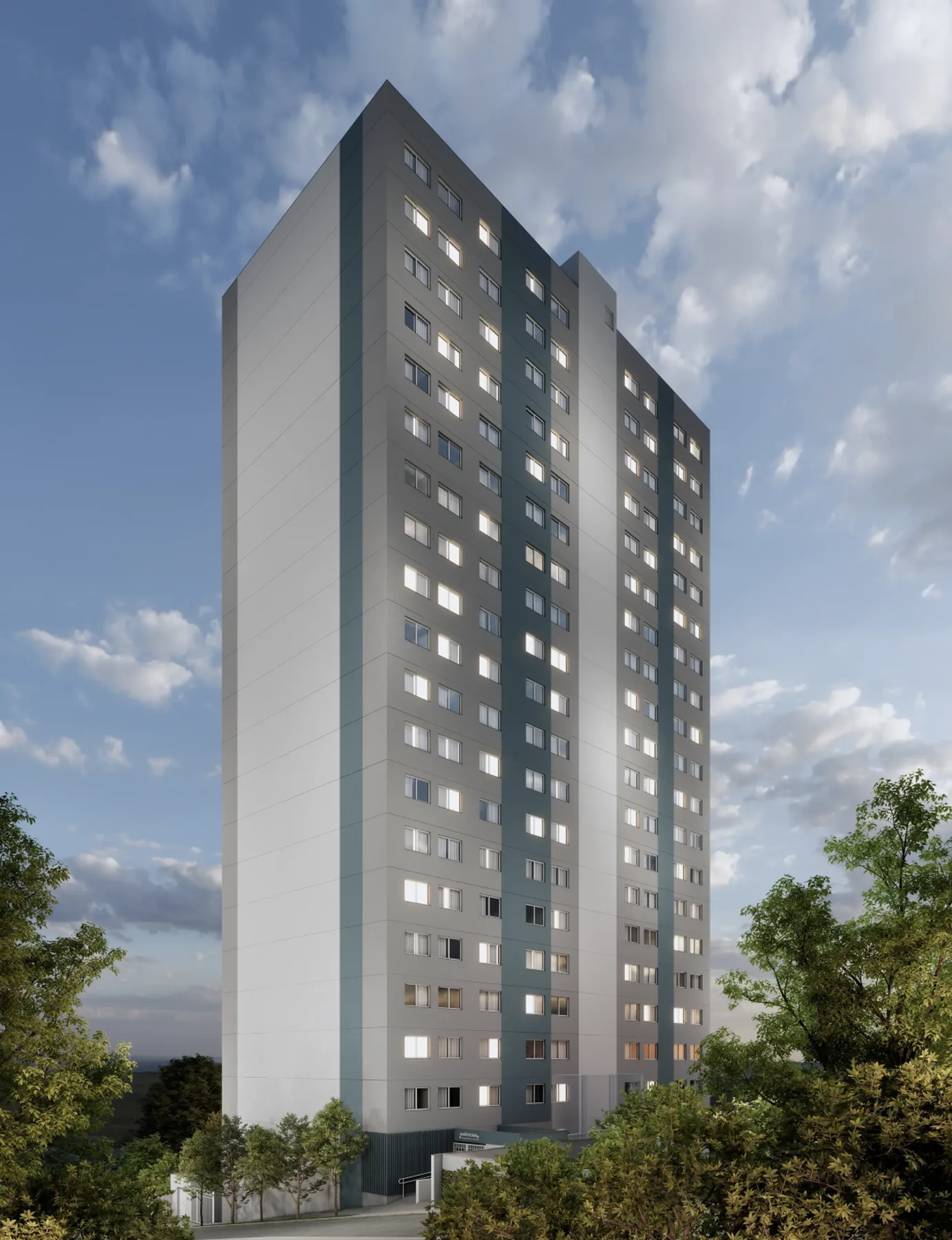 Fachada do Metrocasa Bosque Giovanni Gronchi, lançamento em São Paulo