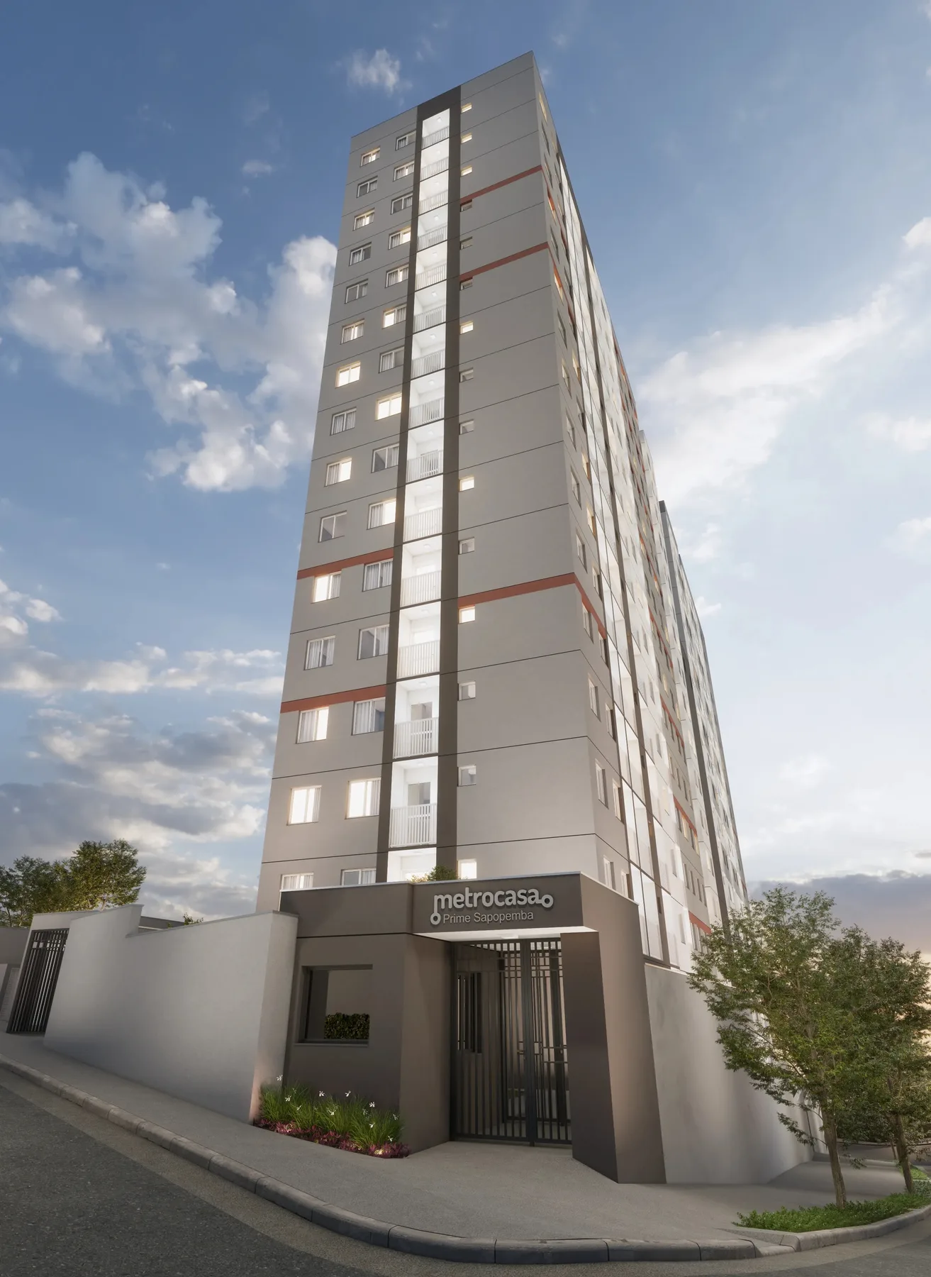Fachada do Metrocasa Prime Sapopemba, lançamento em São Paulo