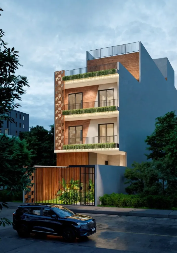Fachada do empreendimento Miranda Lofts