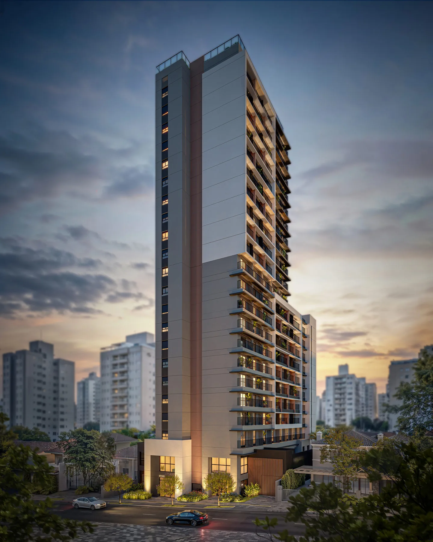 Fachada 2 do Oiti Perdizes em Perdizes, São Paulo