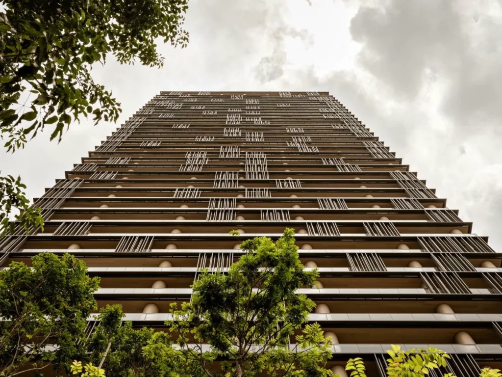 Fachada do empreendimento Praça Henrique Monteiro