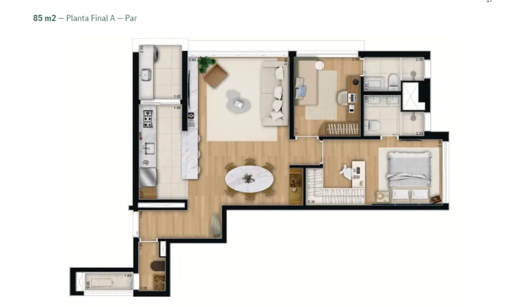 Apartamento 85 m² no Artur 73 – Residencial – imagem 5