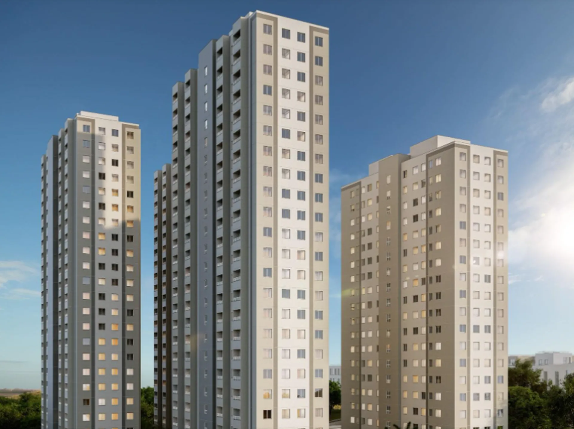Fachada 2 do San Toledo – Fase 1 em São Paulo