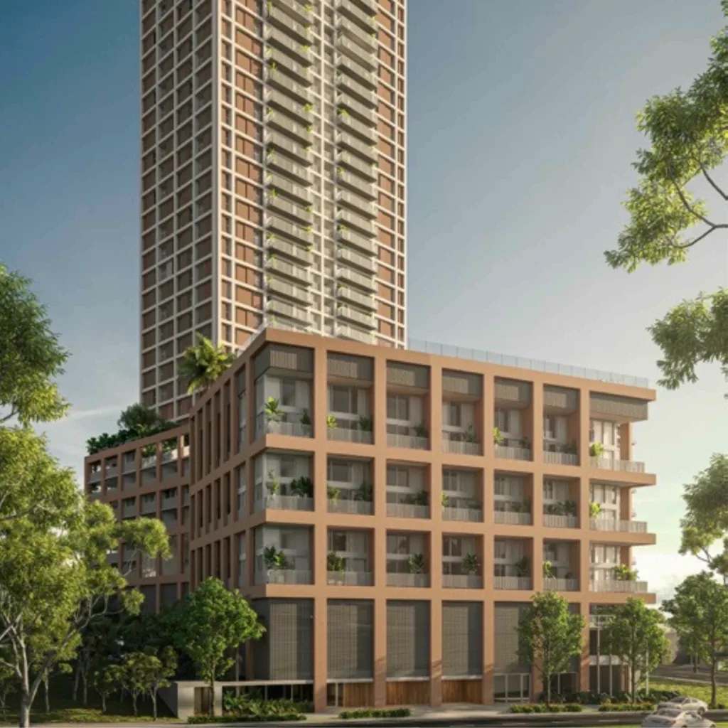 Fachada do empreendimento The Club – Live, Work & Play – Lofts