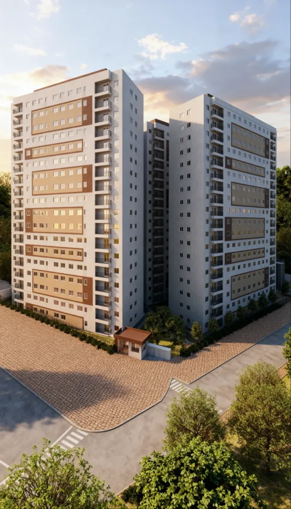 Fachada do empreendimento Torres de Juá – Fase 3
